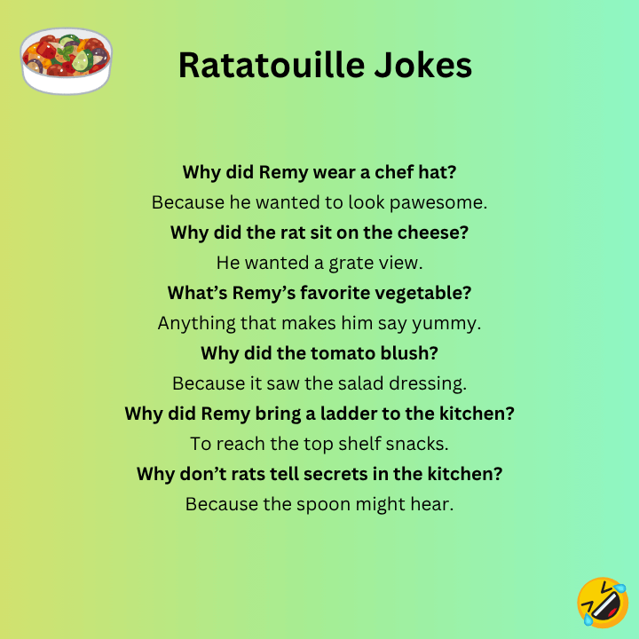 Ratatouille Jokes