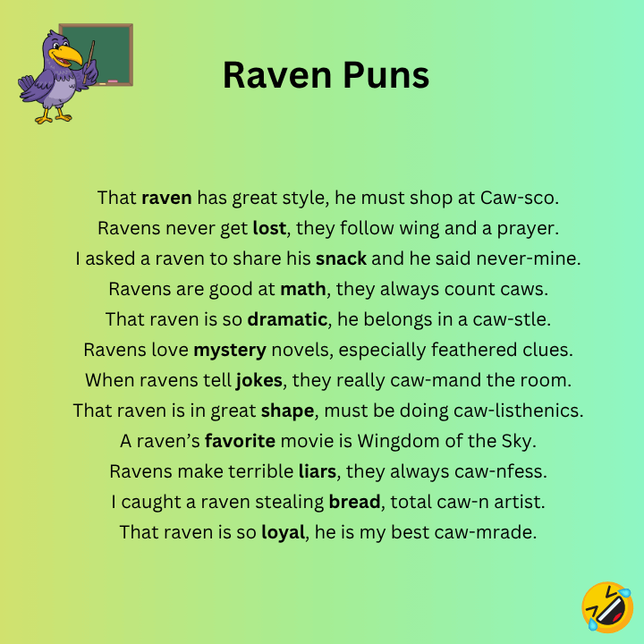 Raven Puns