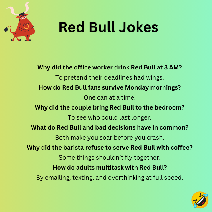 Red Bull Jokes for Adults