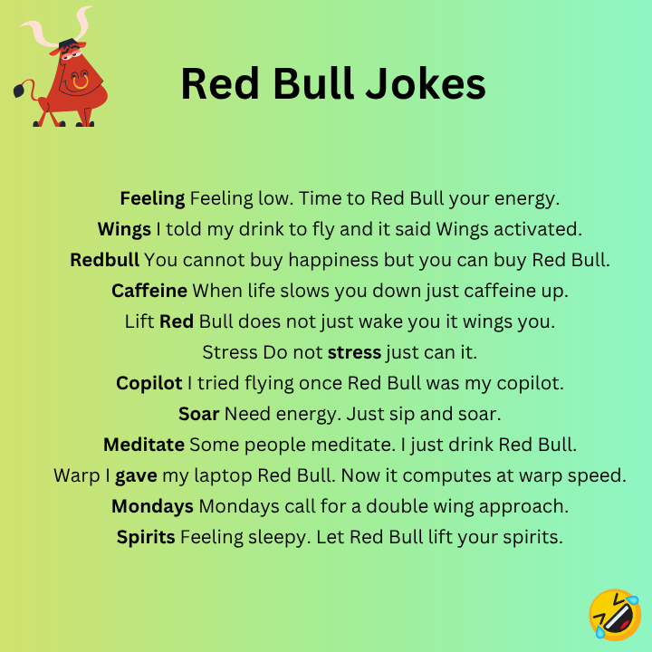Red Bull Puns