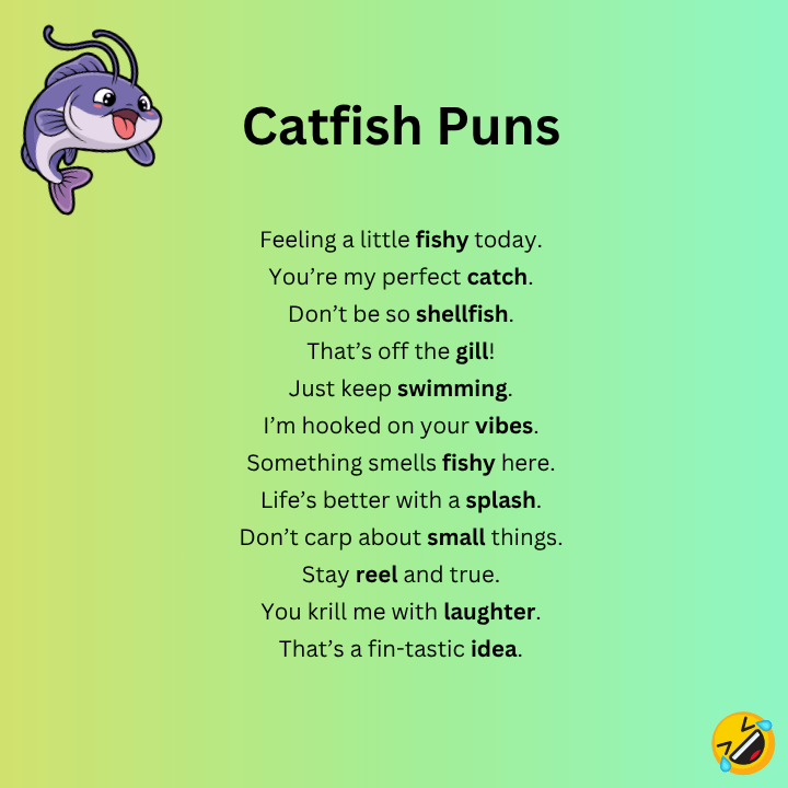 Short Catfish Puns