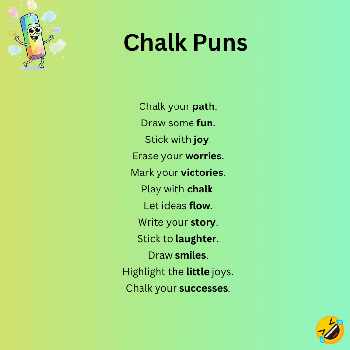 Short Chalk Puns