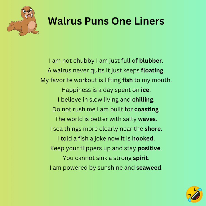 Walrus Puns One Liners