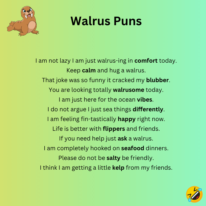 Walrus Puns