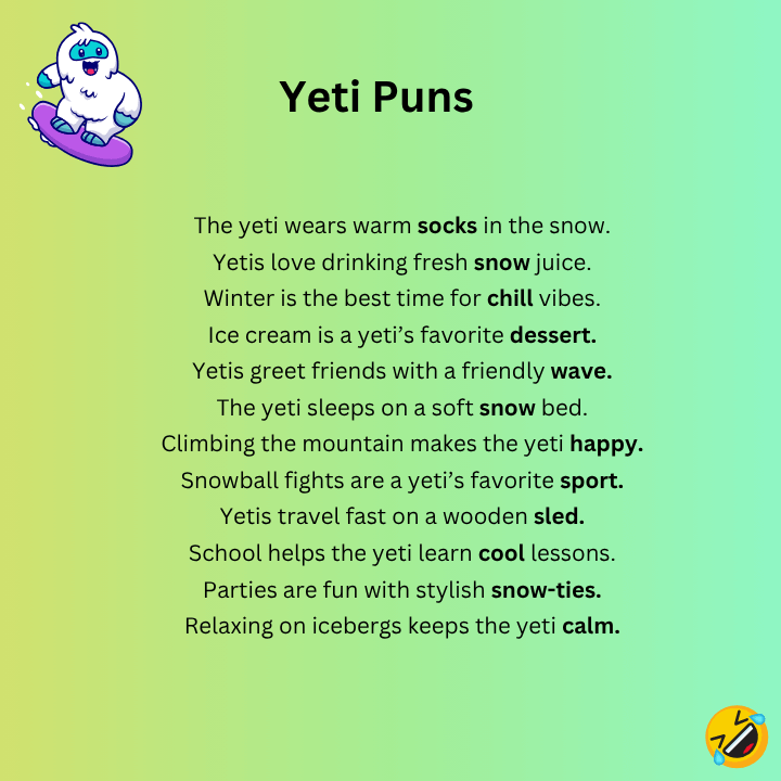 Yeti Puns