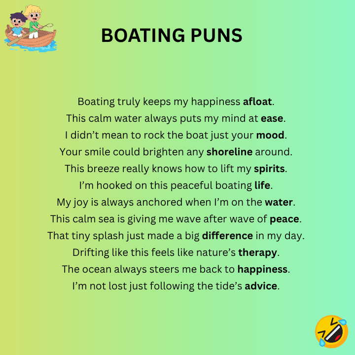 Boating Puns One-Liners