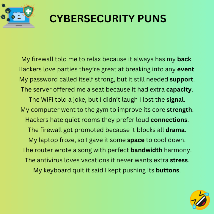 Cybersecurity Puns One-Liners