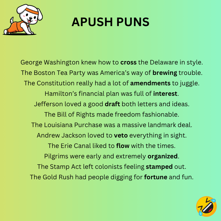 Funny Apush Puns