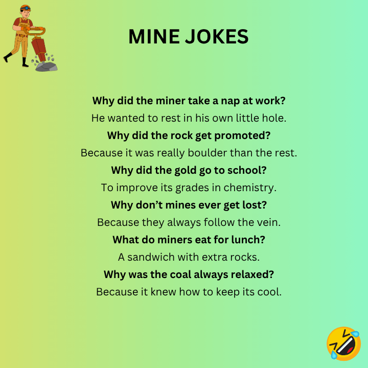 Funny Mine Jokes
