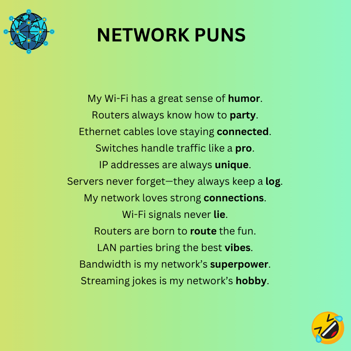 Funny Network Puns