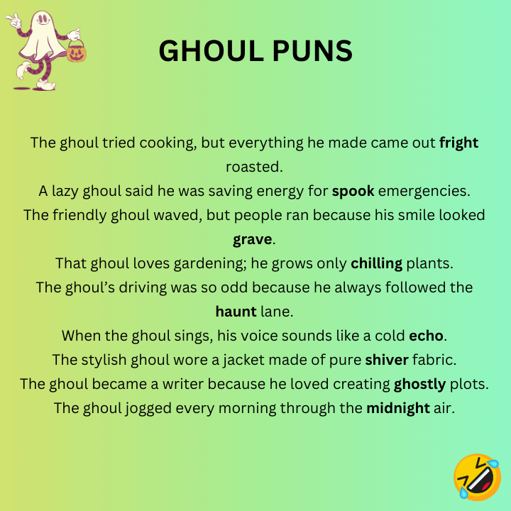 Ghoul Puns
