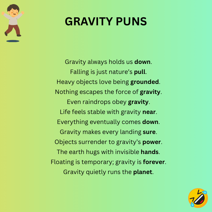Gravity Puns One-Liner