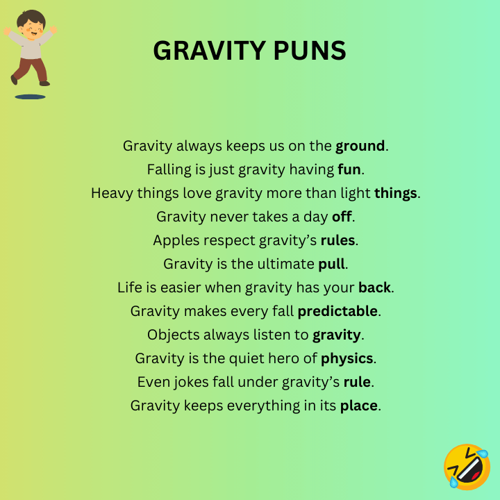 Gravity Puns  