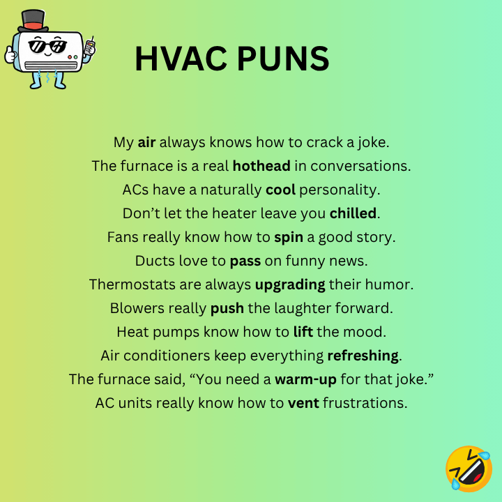 HVAC Puns One-Liners