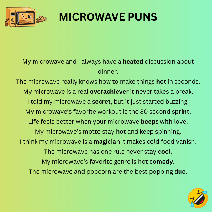 Microwave Puns One-Liners