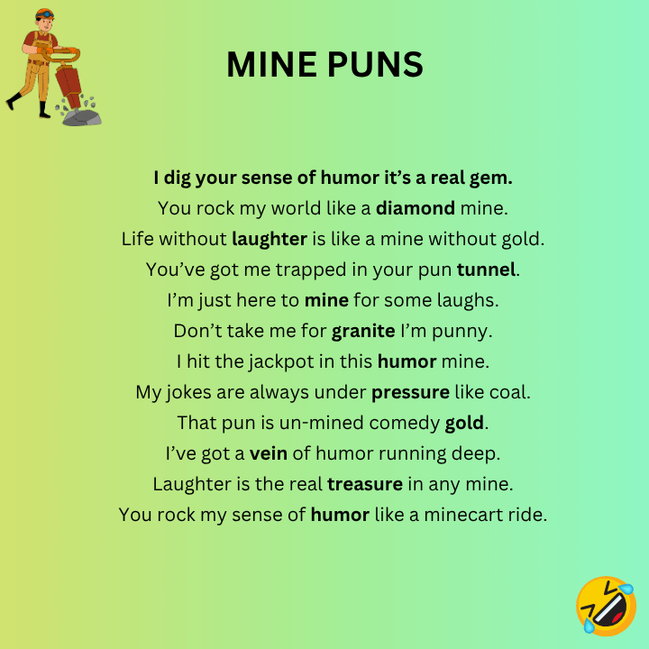 Mine Puns