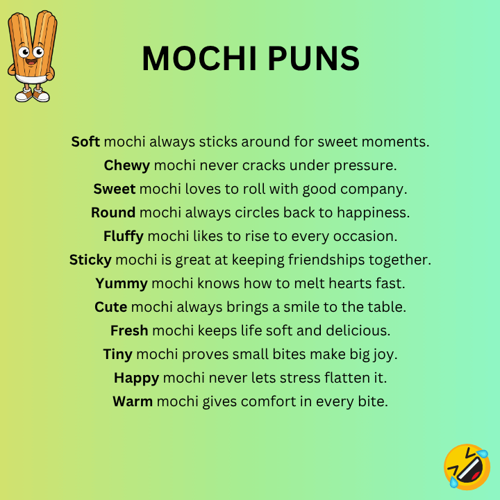 Mochi Puns One-Liners