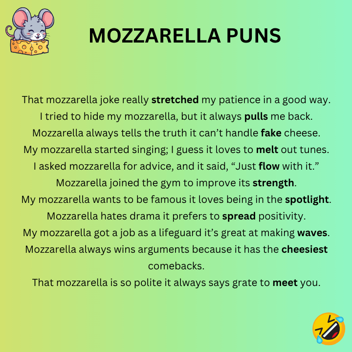 Mozzarella Puns