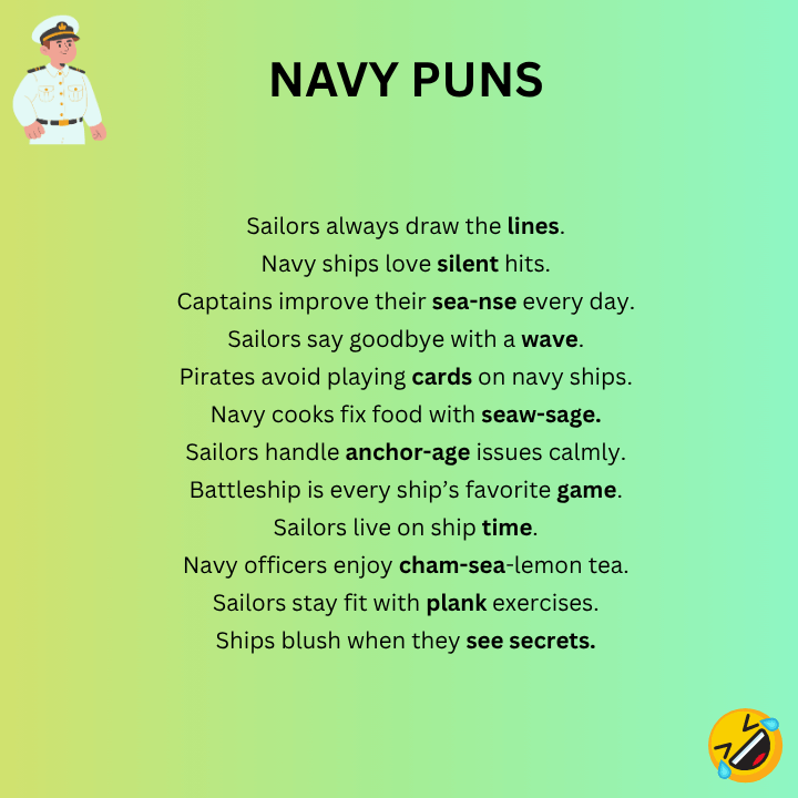 Navy Puns