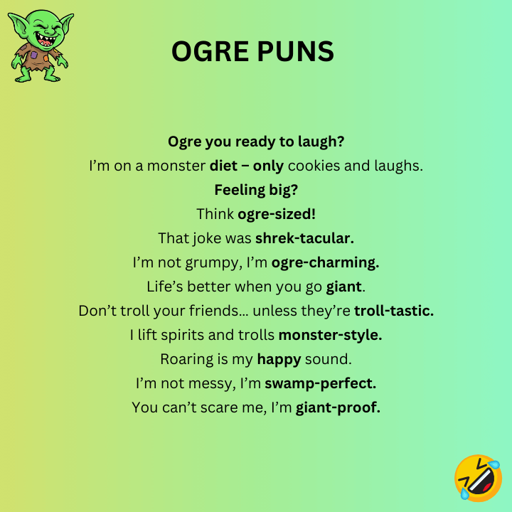 Ogre Puns One-Liner 
