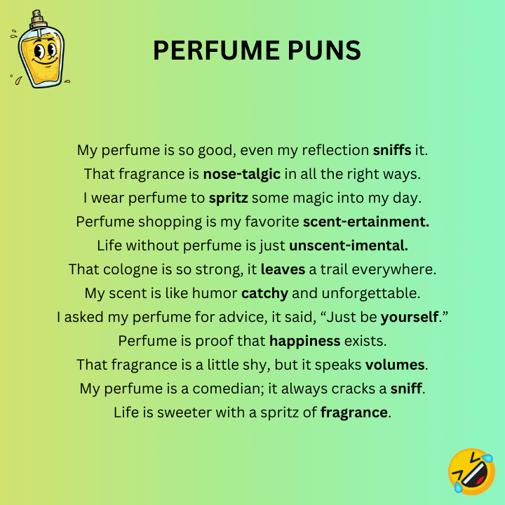 Perfume Puns One-Liner