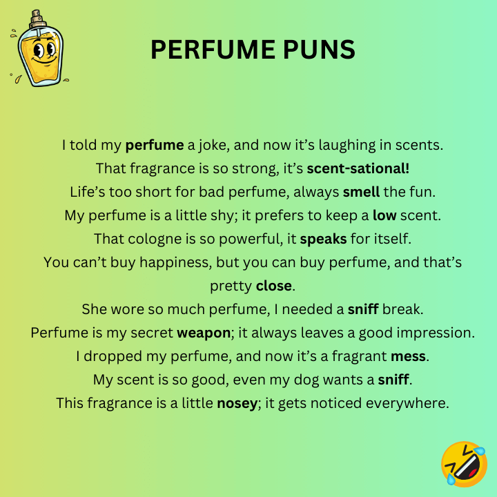 Perfume Puns