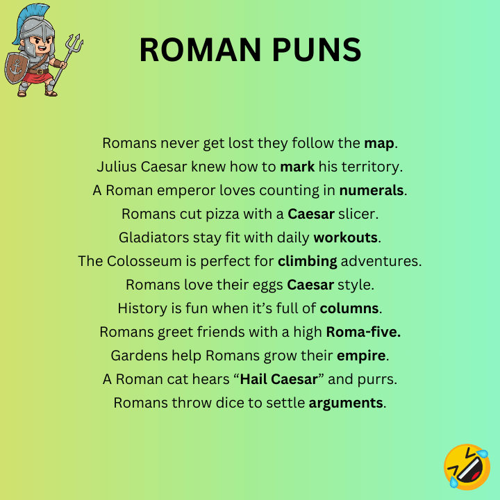 Roman One-Liner Puns