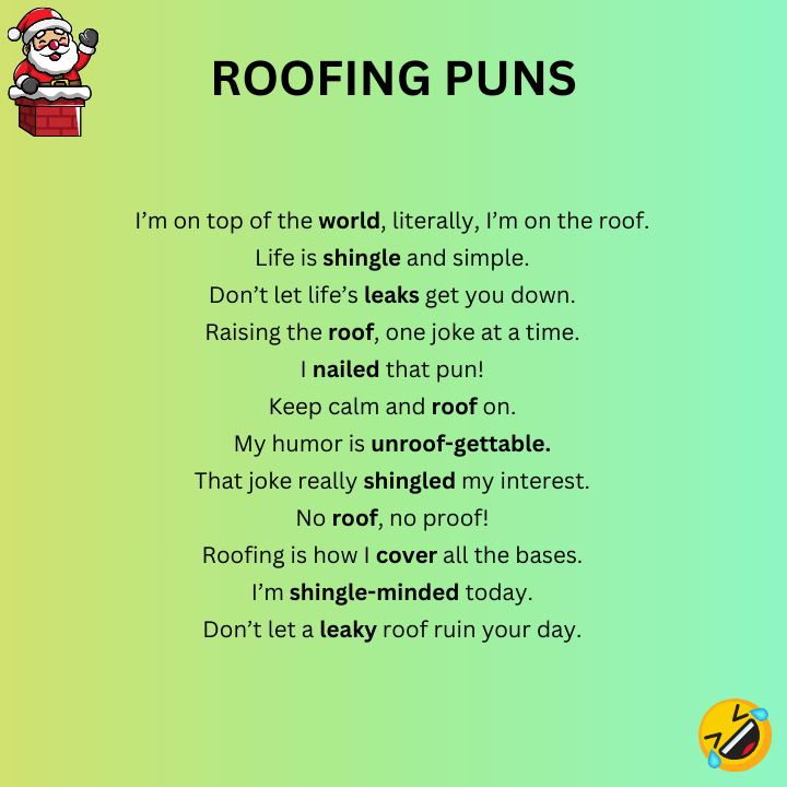 Roofing Puns