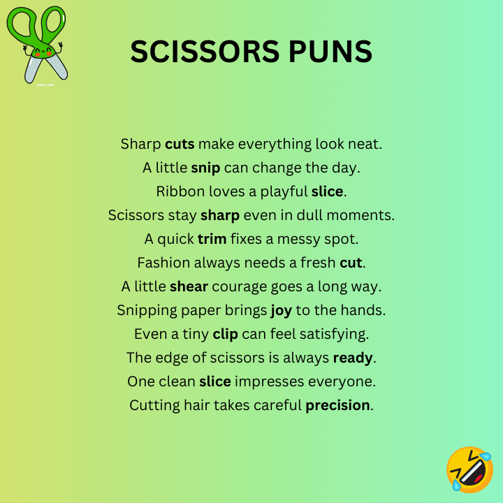 Scissors Puns One-Liners