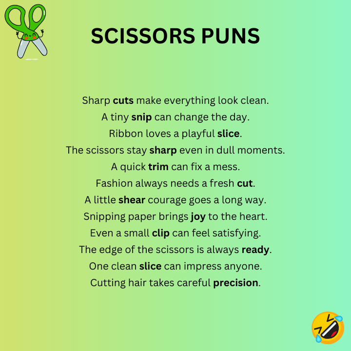 Scissors Puns
