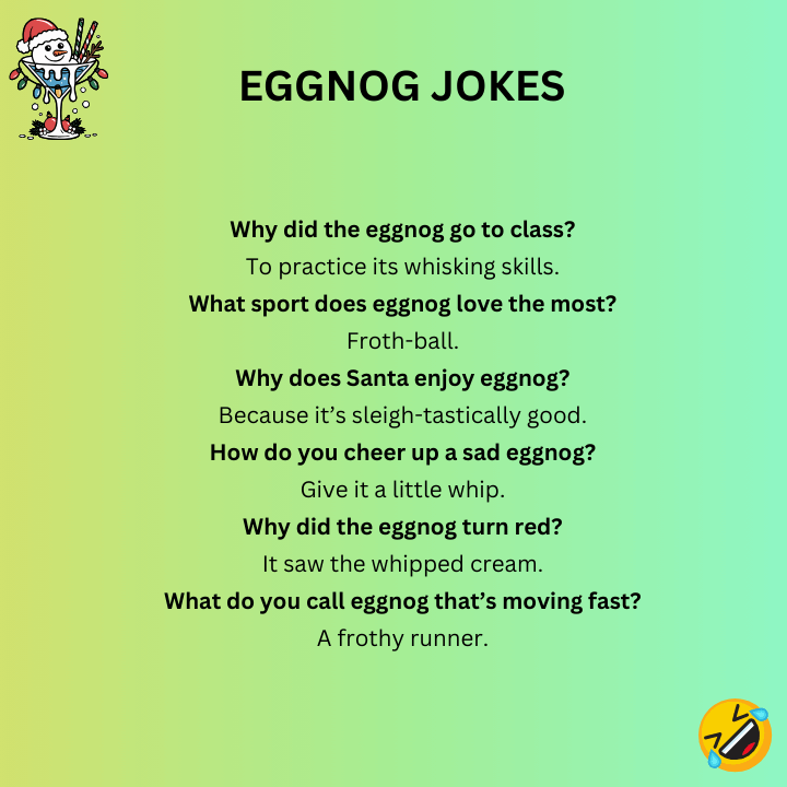 Short Eggnog Jokes 