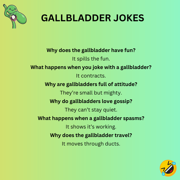 Short Gallbladder Jokes