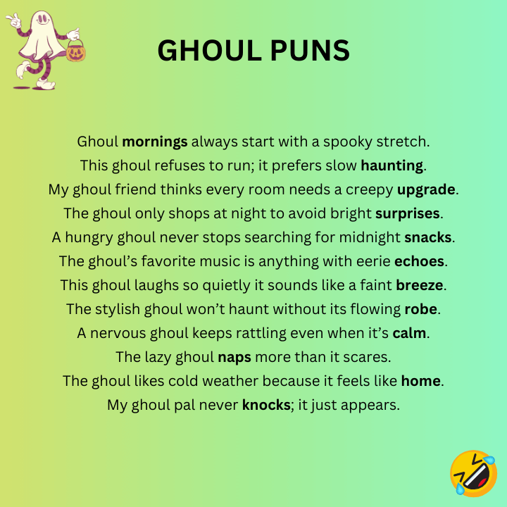 Short Ghoul Puns
