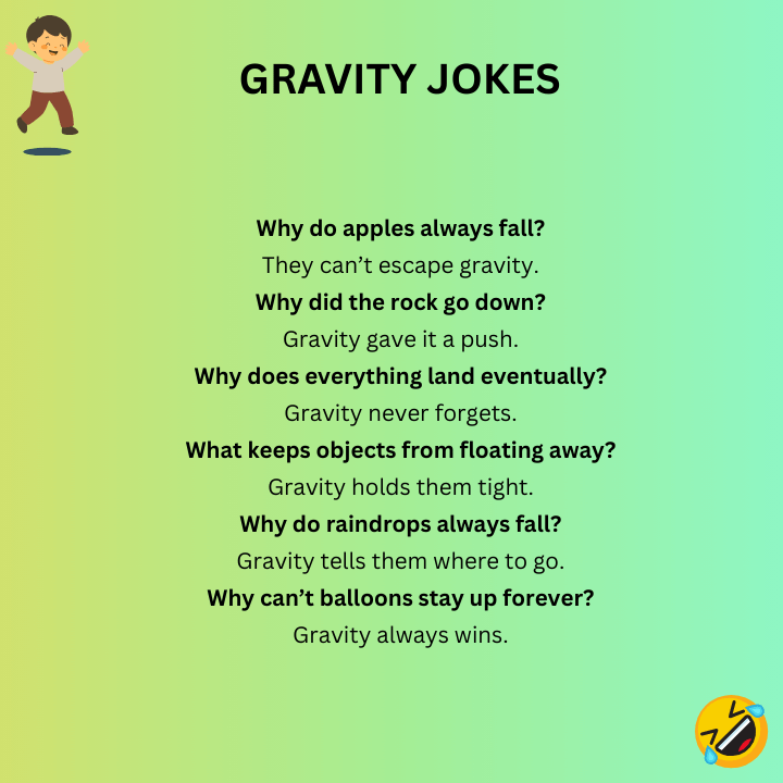Short Gravity Jokes 