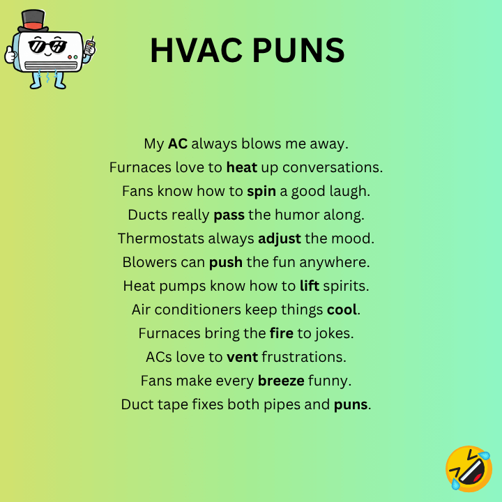 Short HVAC Puns