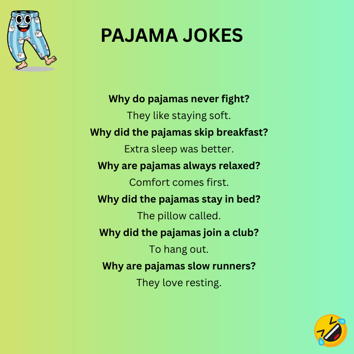 Short Pajama Jokes 