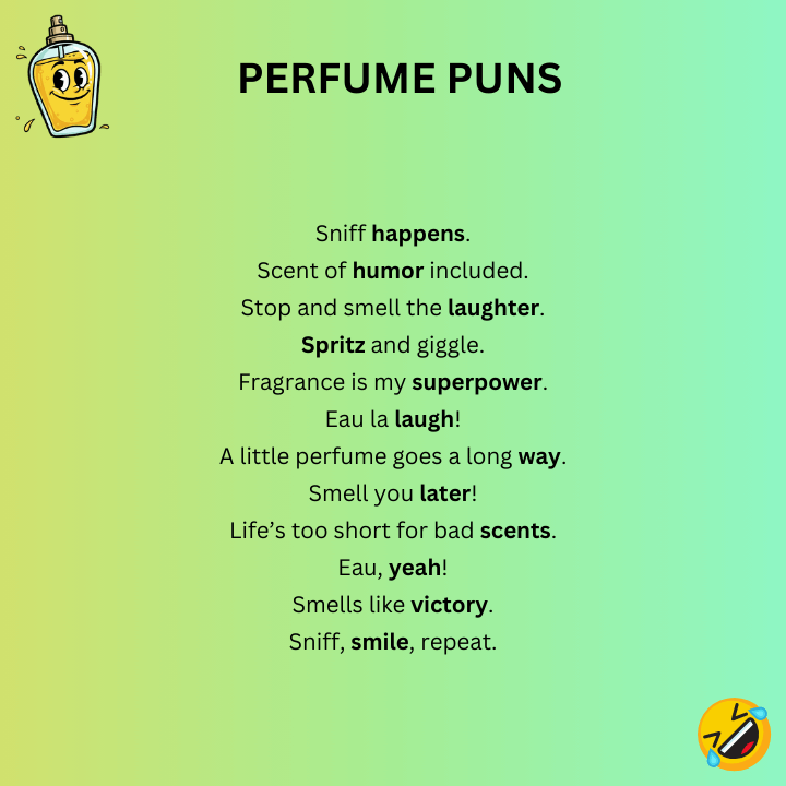 Short Perfume Puns