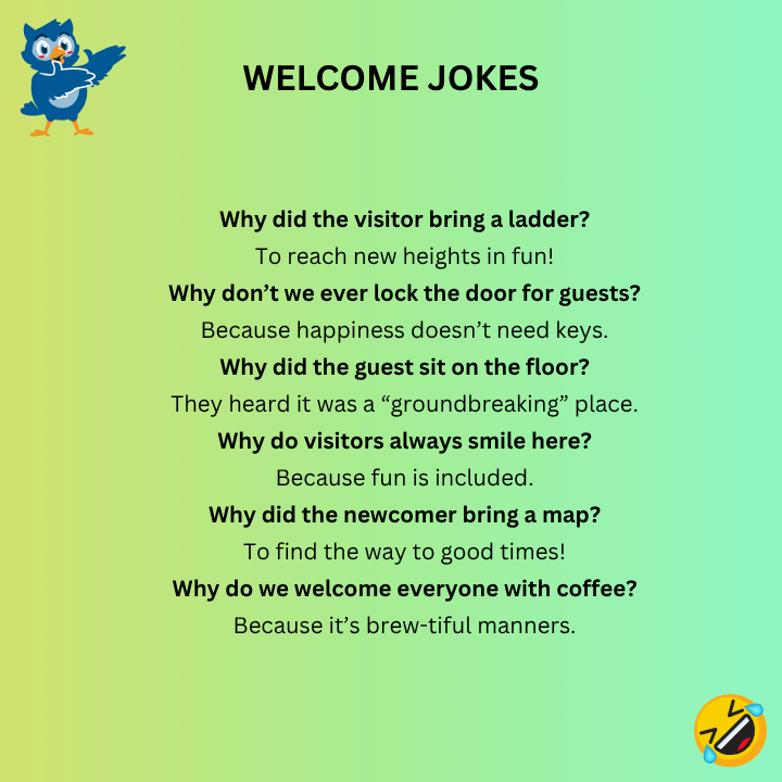 Welcome Jokes