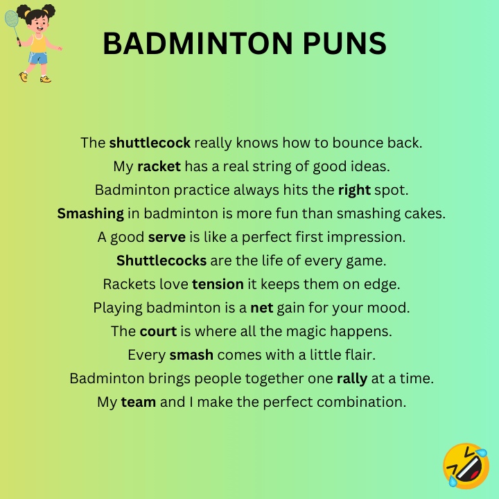 Badminton Puns  