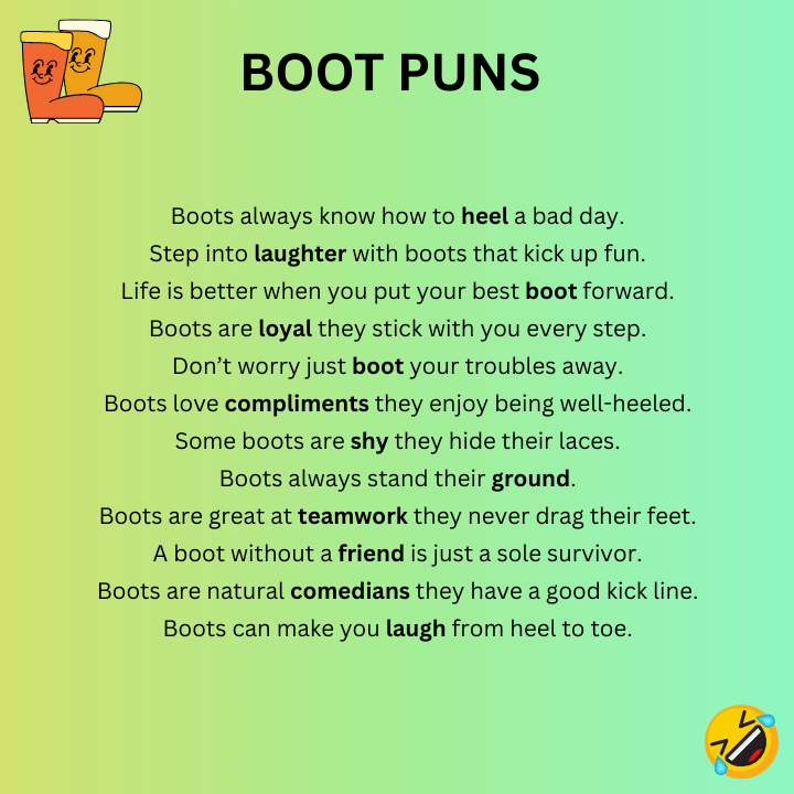 Boot Puns 