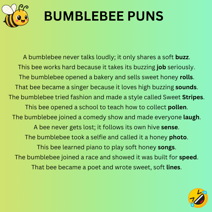 Bumblebee Puns One-Liners