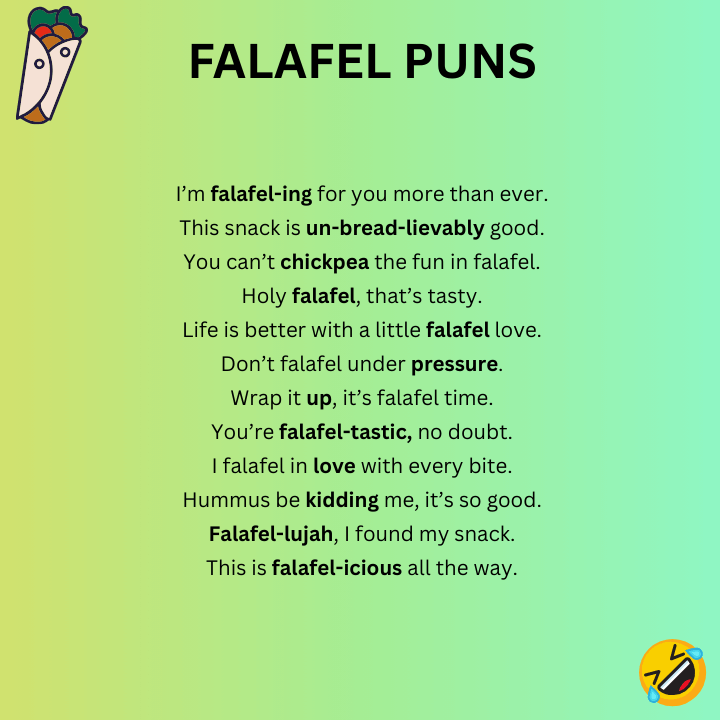 Falafel Puns One-Liner
