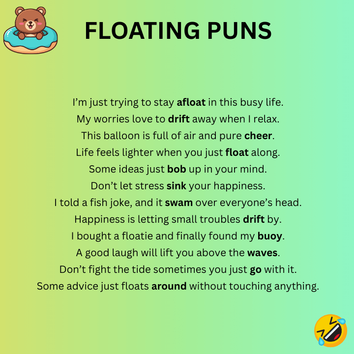Floating Puns One-Liners