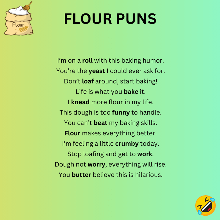 Flour Puns One-Liners