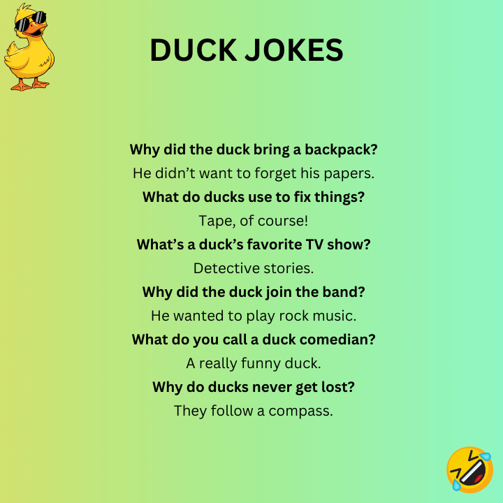Funny Duck Jokes 