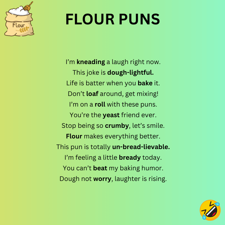 Funny Flour Puns