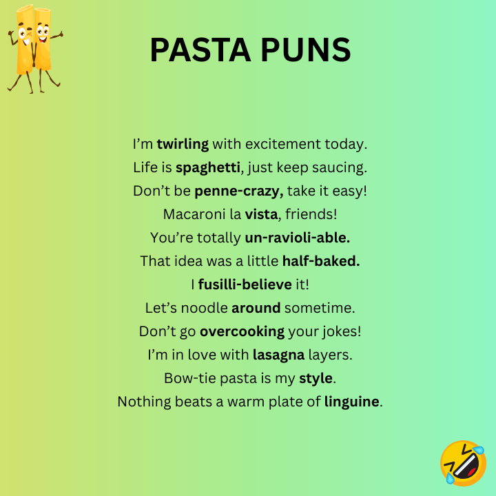 Funny Pasta Puns