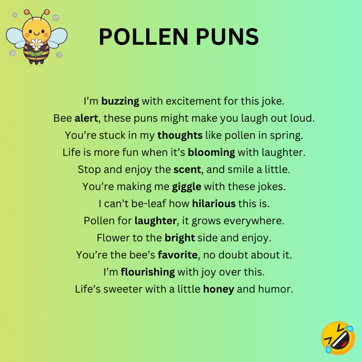 Funny Pollen Puns