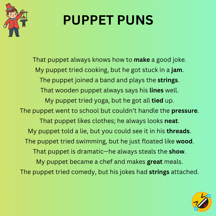 Funny Puppet Puns