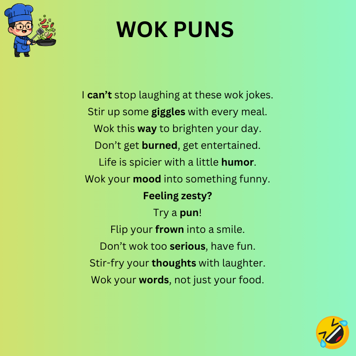 Funny Wok Puns